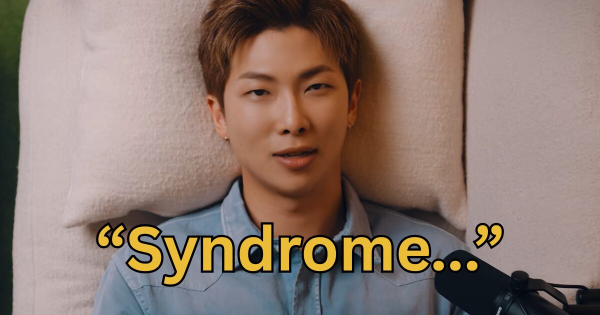 BTS RM’s Opens Up About His Experiences Of Syndrome That Causes Physical And Psychological Distress缩略图